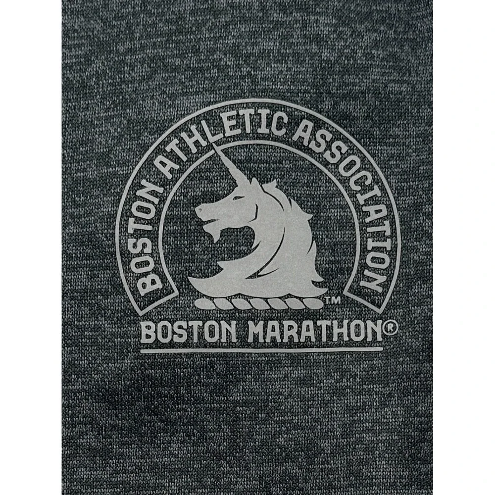 Adidas Boston Marathon Joggers Mens‎ M Gray Athletic Sweatpants Logo
